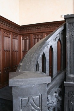 Double Curved Staircase