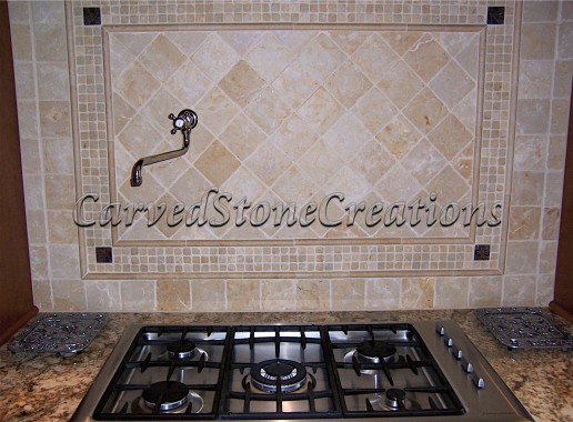 Travertine Mosaics / Tiles