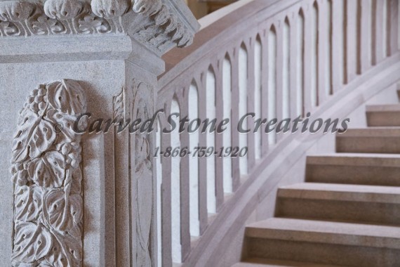 Double Curved Staircase Detail