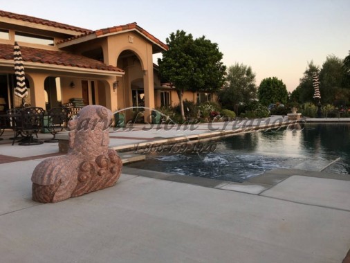 Spitting Goldfish Pool Fountain