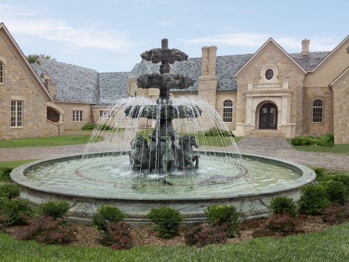 Horse-Lion-Marble-Estate-Fountain