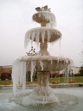 Frozen Granite Tiered Fountain