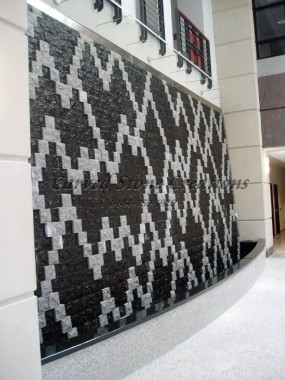 Commercial Custom Wall Weir Fountain 2