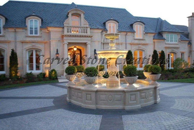 Large outdoor Granite fountain Design