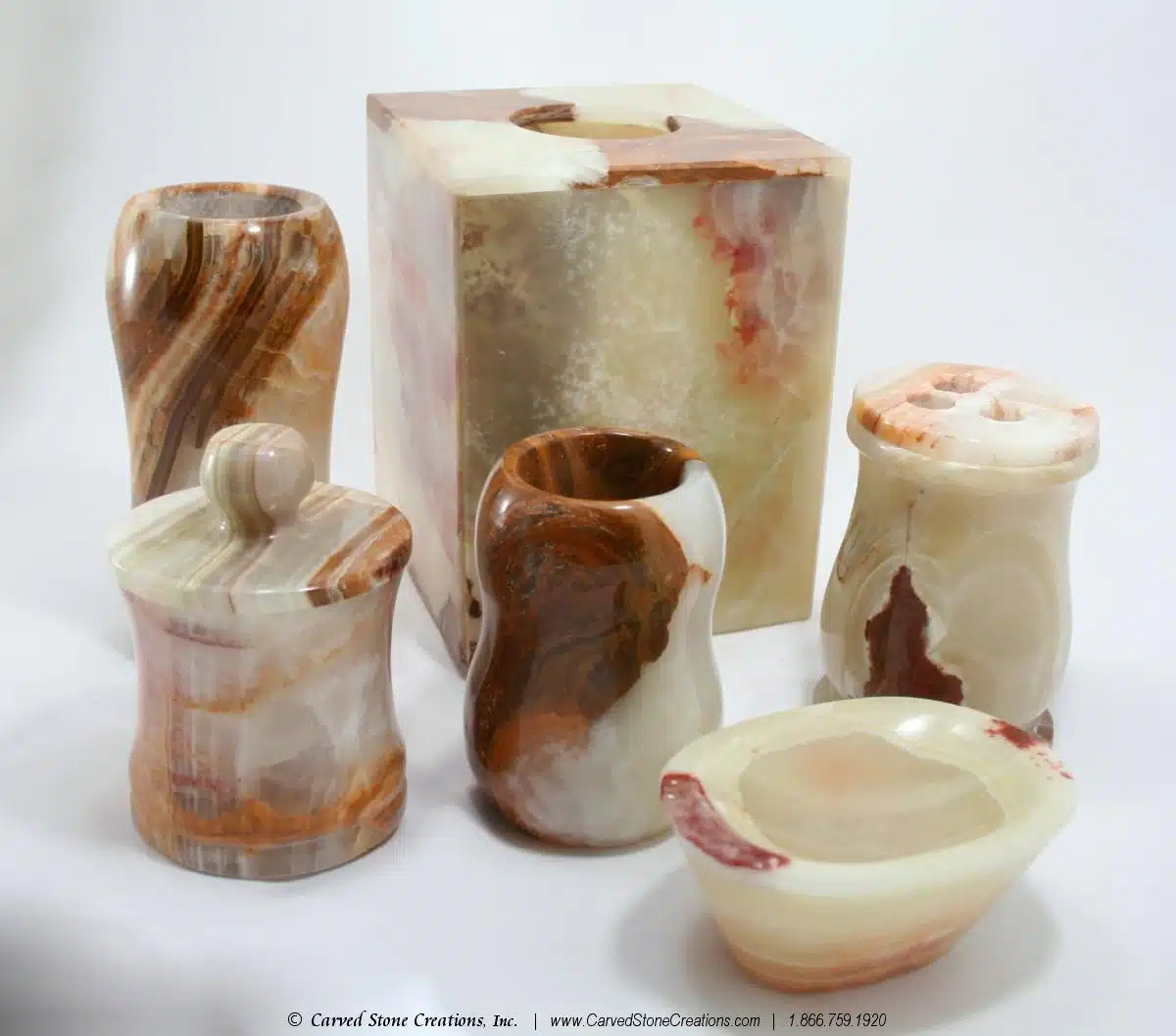 Onyx bathroom accessories design