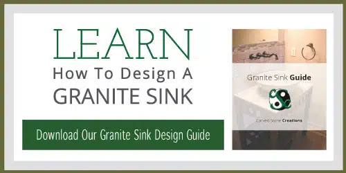 Ad poster granite sink