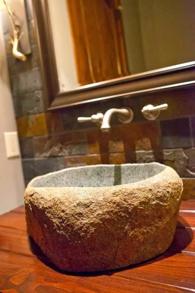 Bathroom Boulder Sinks