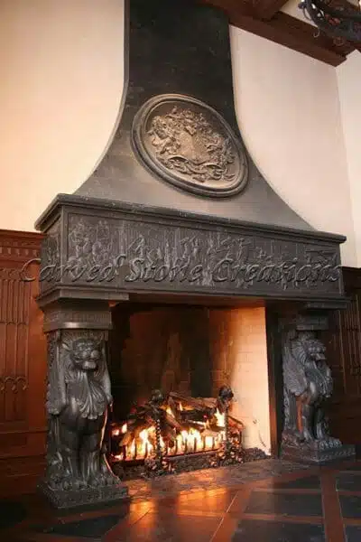 Gothic Castle Fireplace Design