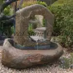 Outdoor ancient water fountain