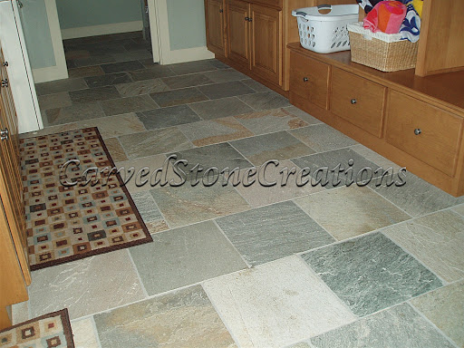 Stone flooring tile