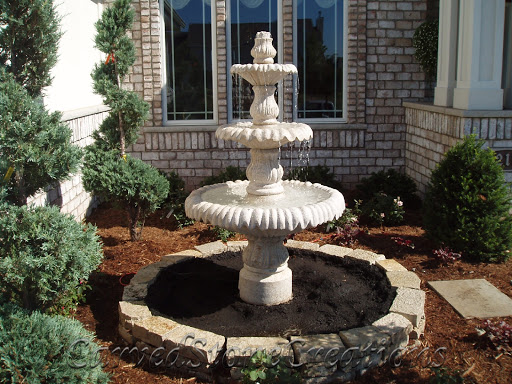 Three tier fountains