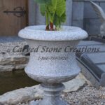 White Stone Accent on pebbles