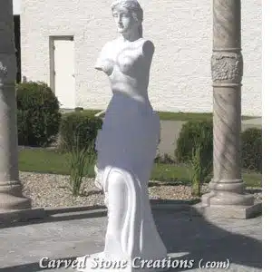 White Pearl lady statue