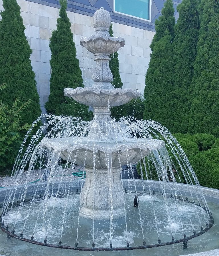 3-tier Scalloped Fountain, 54" diameter x 96" tall