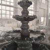 Charcoal grey granite 4-tier acathus fountain