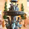 Dome top Bronze Fountain Ladies Playing Music