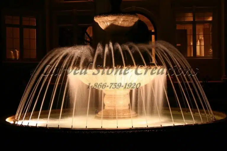 Spray ring water fountain