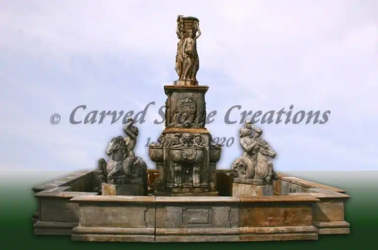 antique marble fountain design
