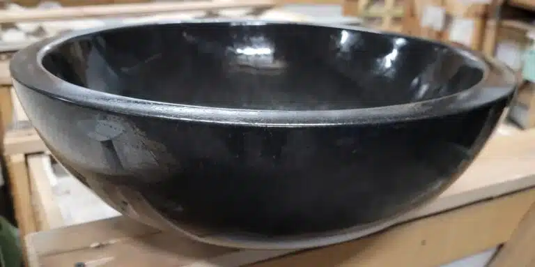 Absolute Black Granite Vessel with no hole