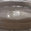 10 ft diameter x 10" tall cypress pool surround in light golden sesame granite