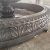10' diameter x 14" tall Acanthus relief Carved pool surround
